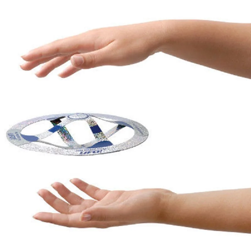 Mistério ufo flutuante disco voador pires truque mágico mostrar brinquedo legal rua desempenho brinquedo mágico menino menina presente profissional magia