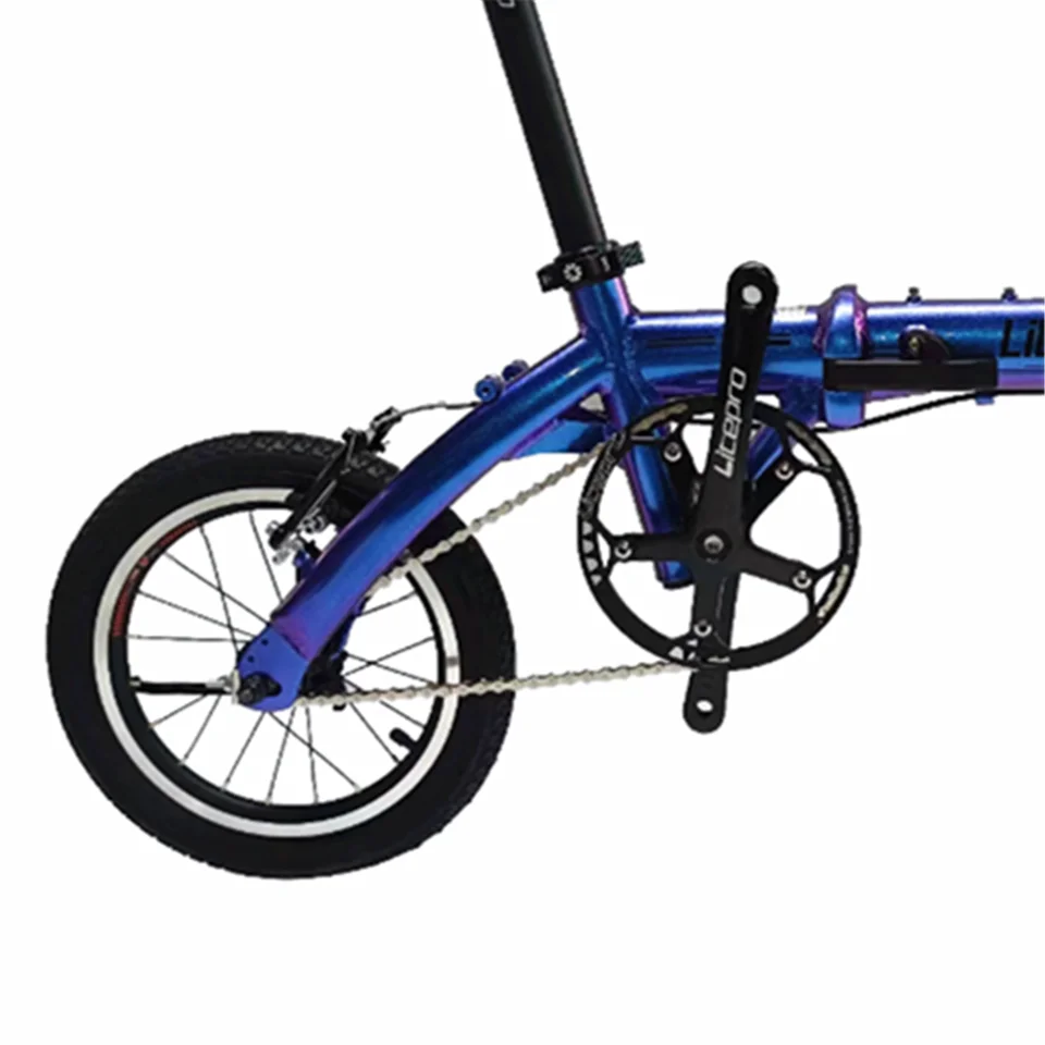 Elitepro-アルミニウム合金折りたたみ自転車,14および16インチ,3