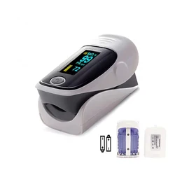 WF Medcial Portable Fingertip Pulse Oximeter Monitor Blood Oxygen Saturation Meter Pulse Oximeter Home Oximeter USB Rechargeale