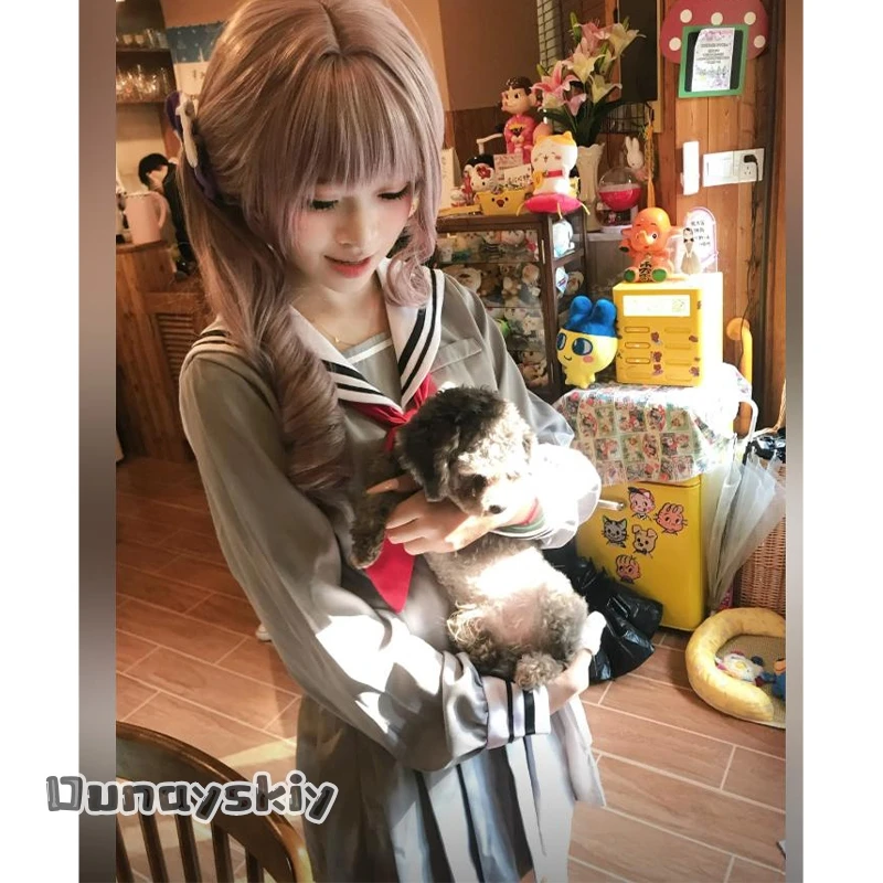 D cos*Project Sekai Cosplay School Uniform Hoshino Ichika Hinomori Shiho Tenma Saki Cos Costume Forsuit School Party Cosplay