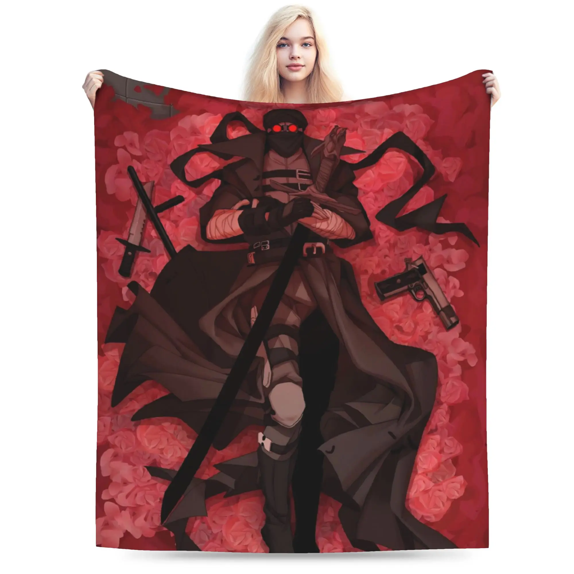MADNESS COMBAT Hank Blanket Multiple Sizes Soft Fuzzy Plush  Throw Blankets for Couch Sofa and Bed