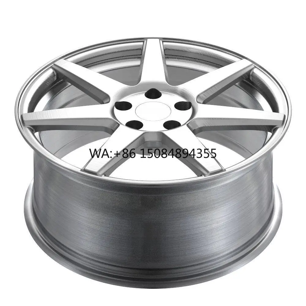 

Custom Deep Concave Brushed 5 Spoke 5 Lug 18 19 20 21 22 Inch Aluminum Alloy Car Wheel Rims Forged Wheels