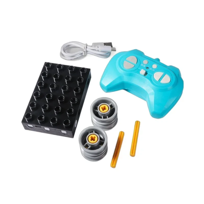 Blocs de construction compatibles Lego 9656 45002, engrenage moteur à grosses particules pour enfants, télécommande, aide pédagogique pour l'éducation scientifique