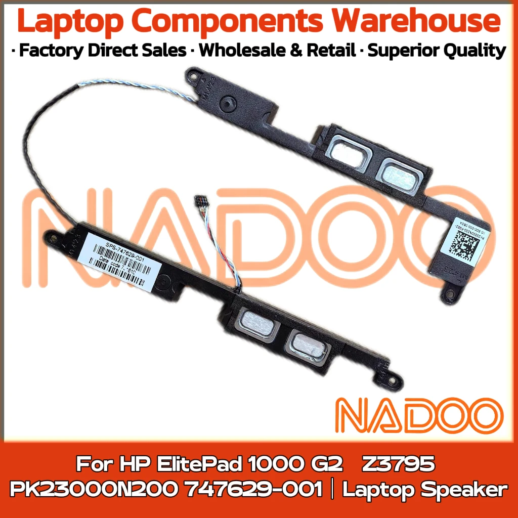 New Original Laptop Notebook Audio Speaker For HP ElitePad 1000 G2 built-in speaker horn audio Z3795  PK23000N200 747629-001