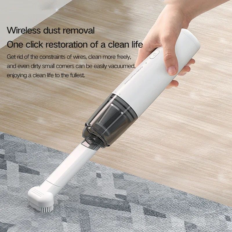 Xiaomi Car Vacuum Cleaner Electric Household Mini Portable High Power Handheld Wireless Powerful Dust Remover Deep Cleaning New