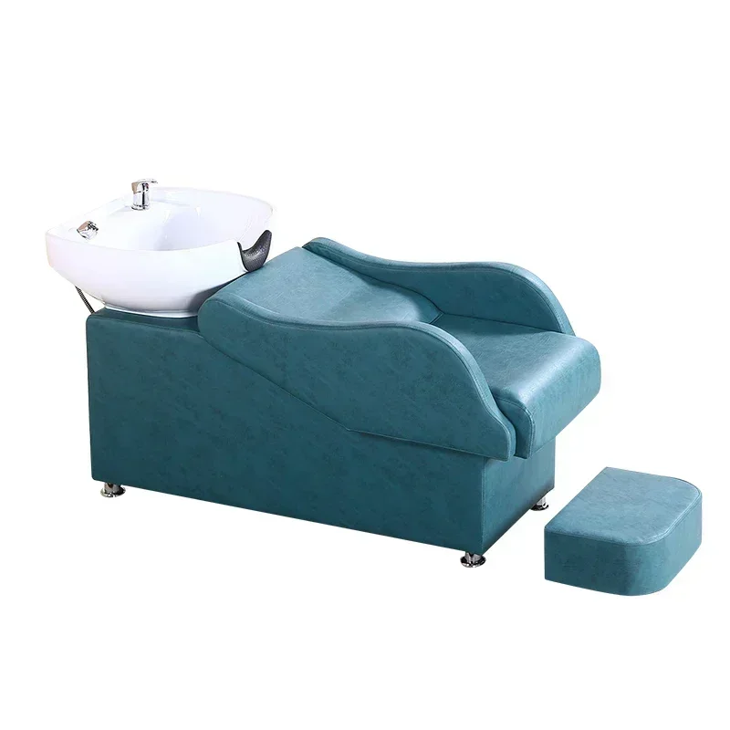 

Professional Beauty Shampoo Chairs Head Spa Stainless Steel Shampoo Chairs Hairdressing Shampouineuse Salon For WZ50SC