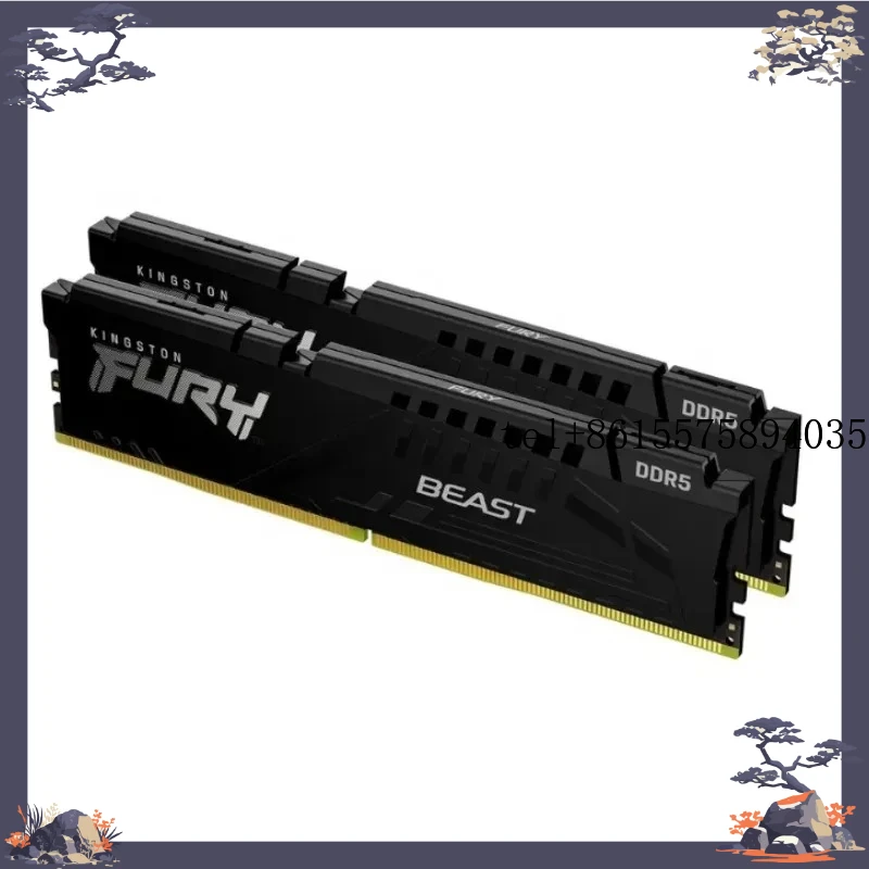

Новая оперативная память FURY Beast 32 ГБ DDR5 6000 (KF560C40BB-32) для настольных ПК, 2026 год (модель 2025)