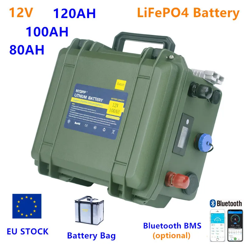 12V 120AH 100AH 80AH LiFePO4 Battery 12v lifepo4 battery100AH,120ah,80ah battert 12v Lithium iron phosphate battery 12v lithium