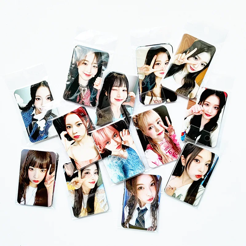 6Pcs/Set KPOP NMIXX Korean Style Selfie Photocards Sullyoon Haewon Bae Lily Ins Fashion Lomo Cards Fans Birthday Collection Gift