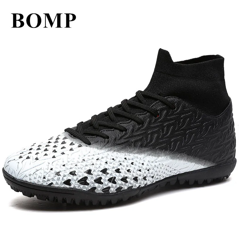 

New Professional Men Soccer Shoes Big Size 35-47 Black TF/FG Football Sneakers For Men Comfortable Light Futsal Soccer Boots Man