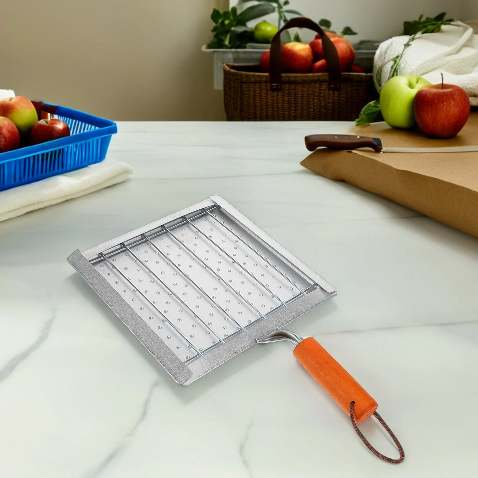 

Heavy Duty Fish Grilling Rack Portable Camping Tray for Stovetop Toaster and Vegetables Roasting Stove Top Toaster