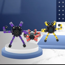 Children's Intelligent Deformable Fingertip Decompression Massage Rotating Toy A Gift That Relieves Stress And Fatigue