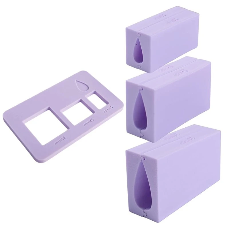 Fine Workmanship Teardrop Bead Roller Set& Polymer Clay Bead Roller Set- For Jewelry Making,20/25/30Mm Teardrop Shape Molds