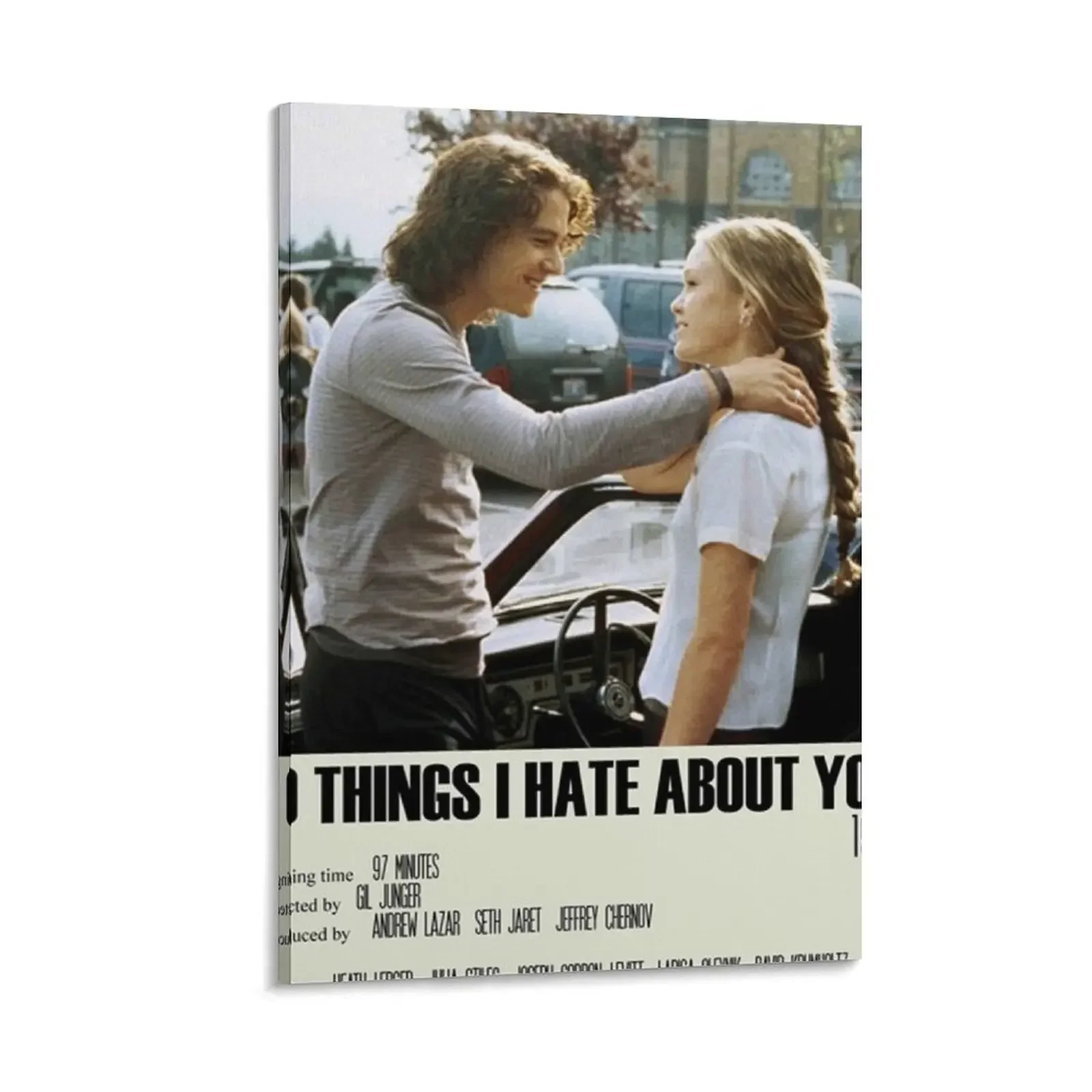 

10 Things I Hate About You Alternative Canvas Painting poster aesthetic decor Decoration wall accessories for home decor