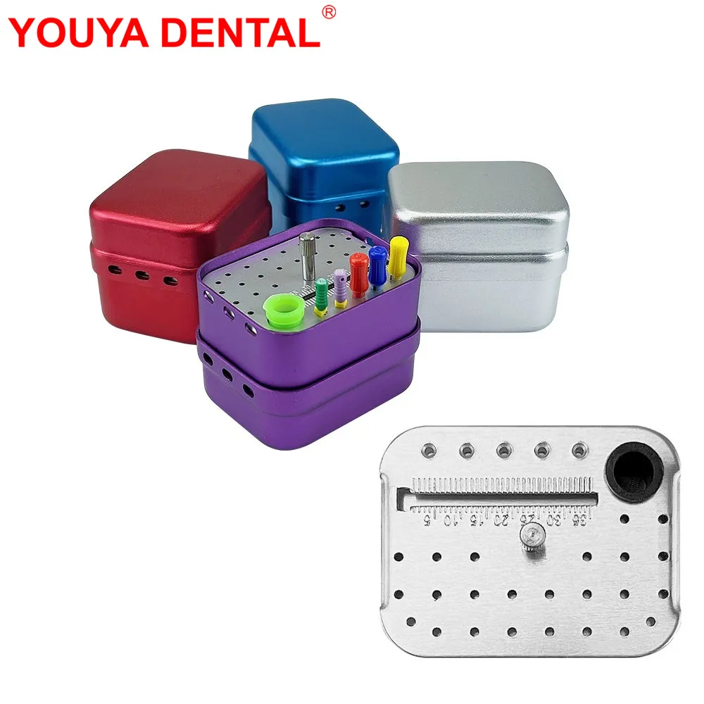 Dental Burs Holder Autoclave For High Speed Bur Gutta Percha Organizer Box Sterilizer Disinfection Case  Dentistry Lab Bur Stand