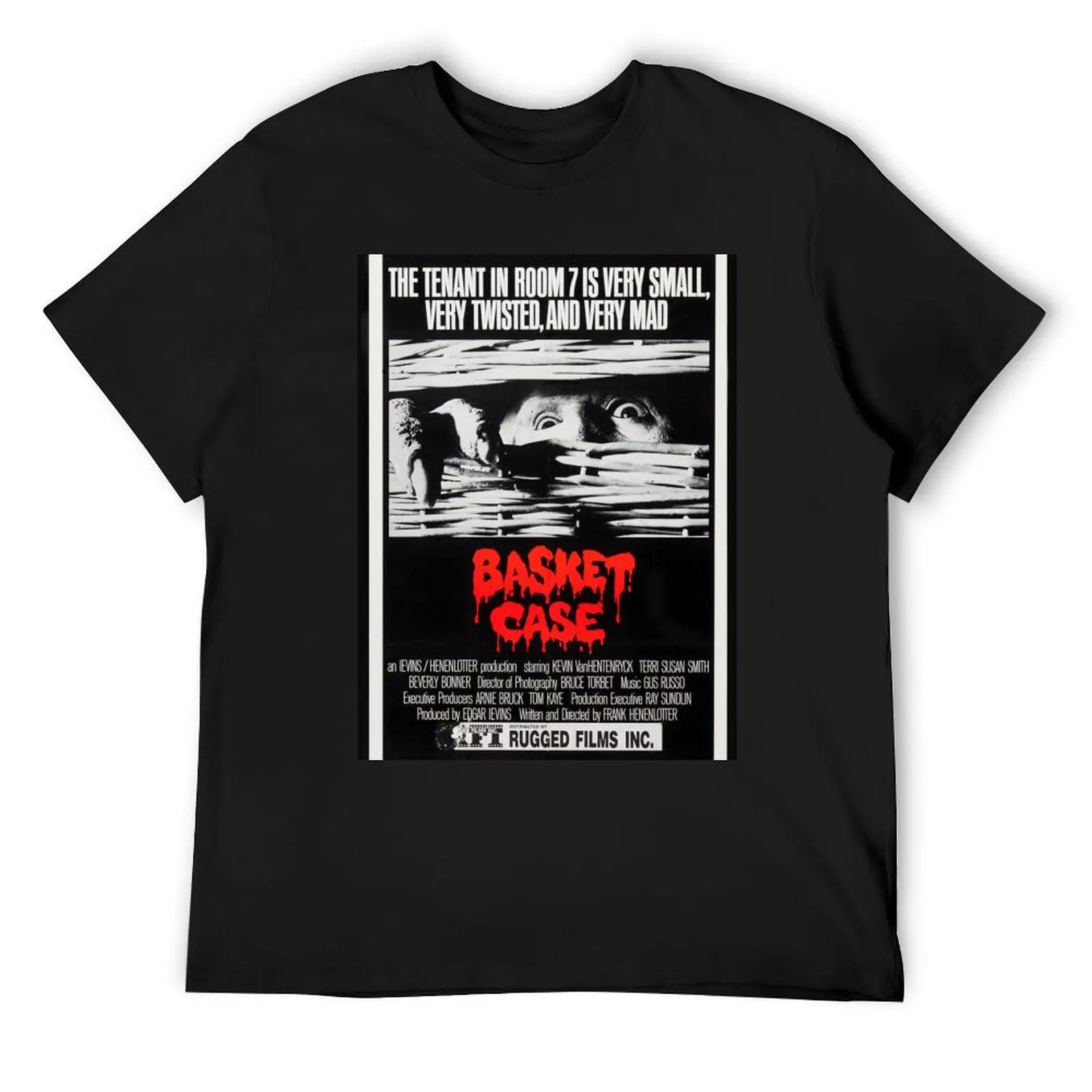 

Basket Case Movie Poster T-Shirt summer tops graphics plain cotton graphic tees men workout shirt