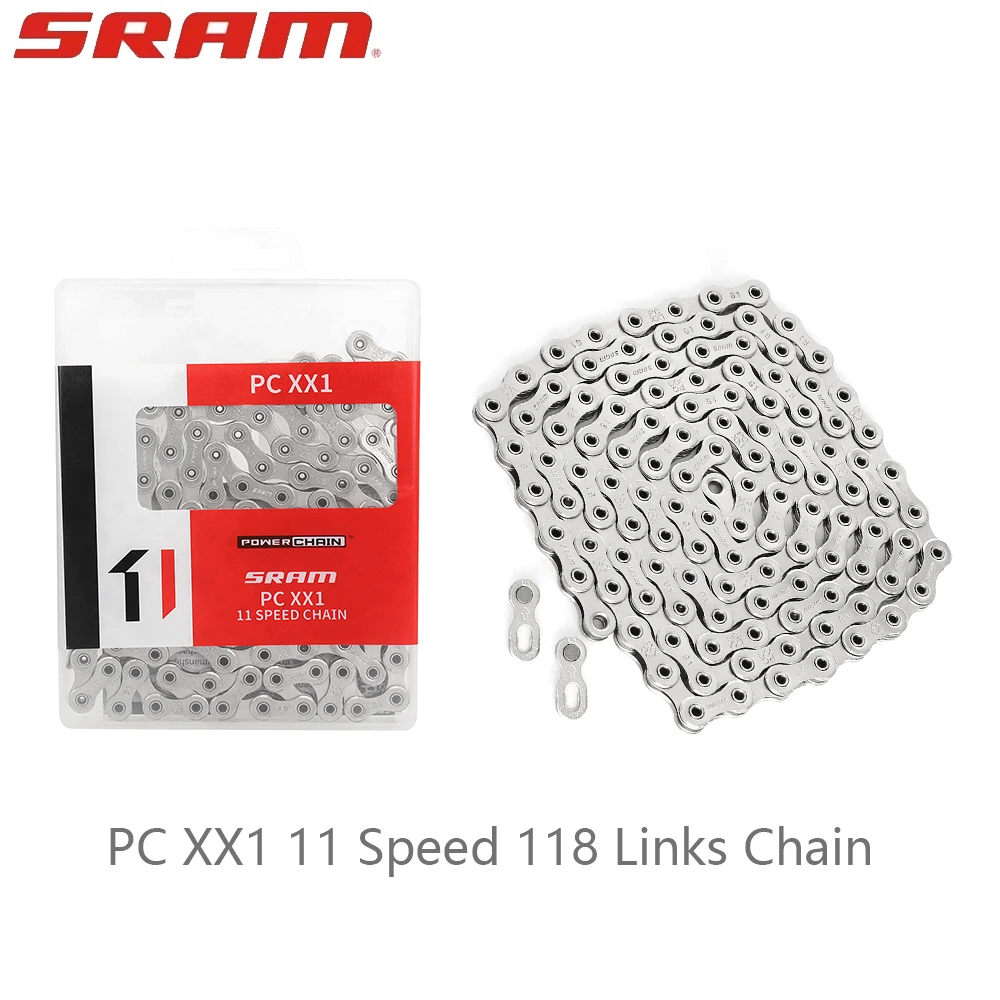 SRAM PC XX1 11 Speed 1X11S 11V Hollow-pin Power-link 118links Bike Chain For MTB Bike Chains Original Parts