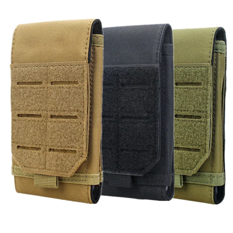 

Molle Laser Pouch Tactical Cell Phone Belt EDC Pouch Holder Waist Bag Outdoor Camping Mobile Phone Telephone Pack Bag