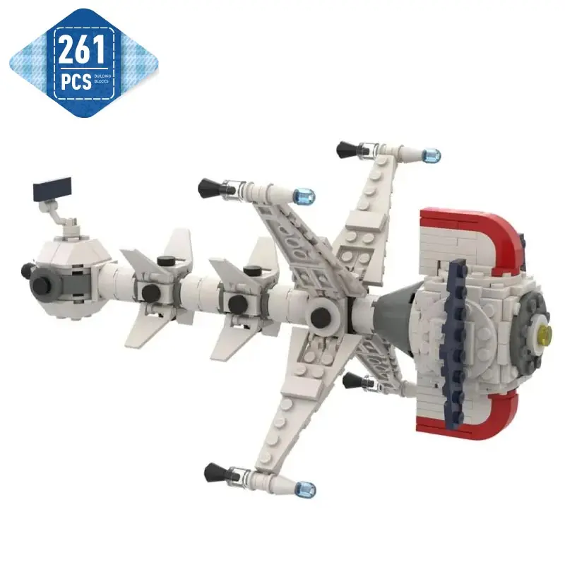 MOC Captained Futured Comet L250 Spaceship Building Blocks High-tech Battleship Bricks Model Assemble Toys Birthday Gifts