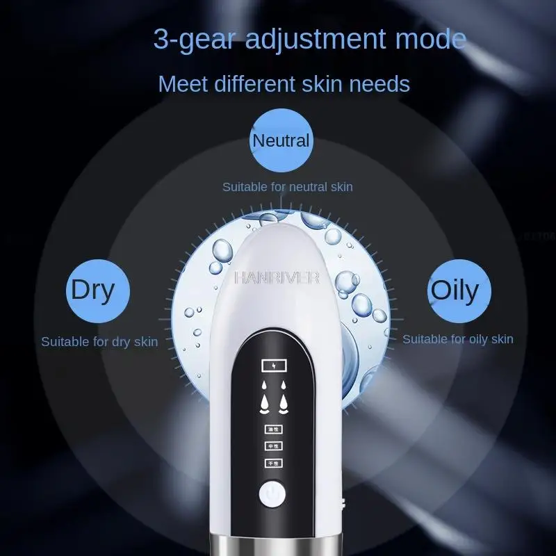 Kleine bubble schoonheid instrument poriënreiniging import instrument zuurstofinjectie instrument elektrisch mee-eter artefact