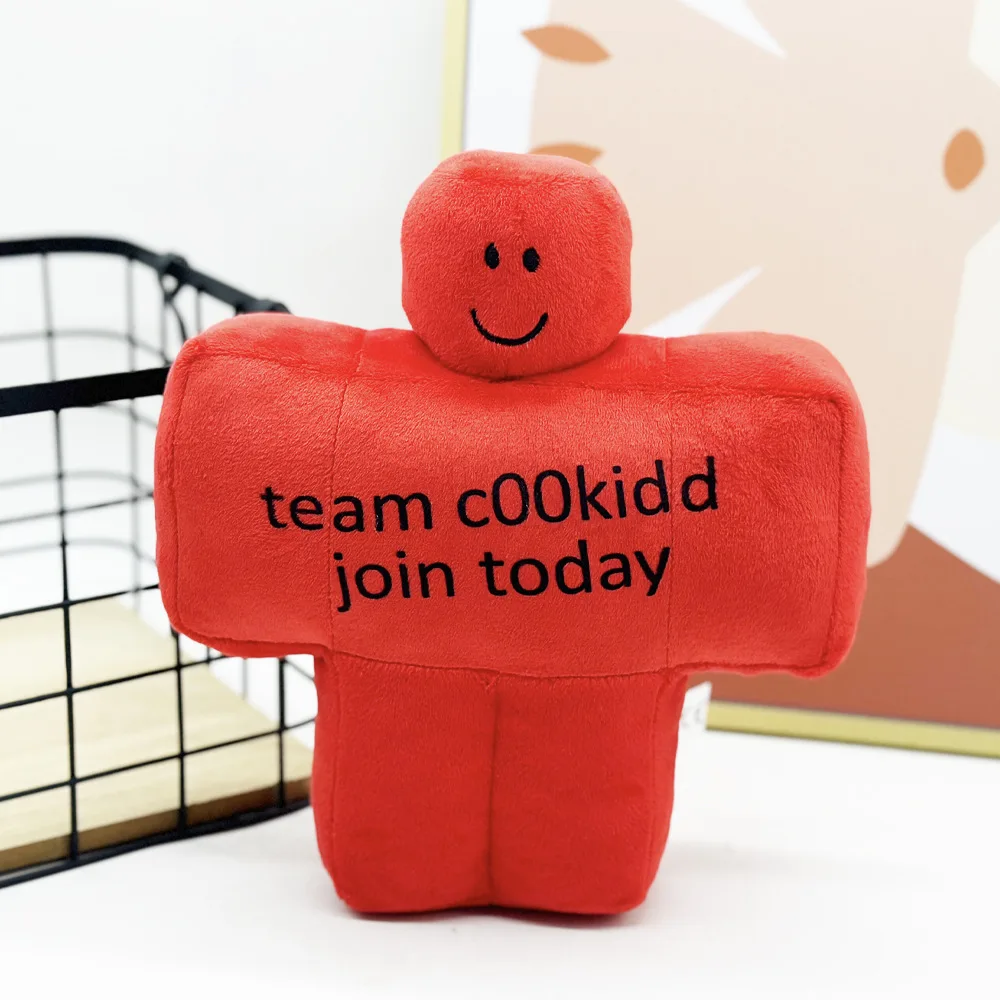 Novo 24cm ro-bloxed abandonado c00kidd brinquedos de pelúcia dos desenhos animados bonito macio recheado travesseiro bonecas para o aniversário do miúdo presente de natal