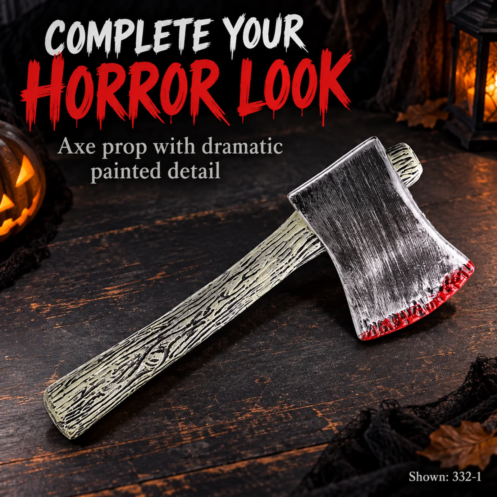 Bloody Halloween Axe Prop Toy  - Cosplay Prop Axe ulasan dan harga
