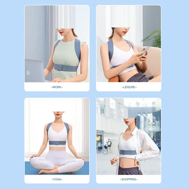 1PC Corrective Belt For Adult Invisible Open Shoulder And Back Corrective Posture Belt For Scoliosis Straight Back