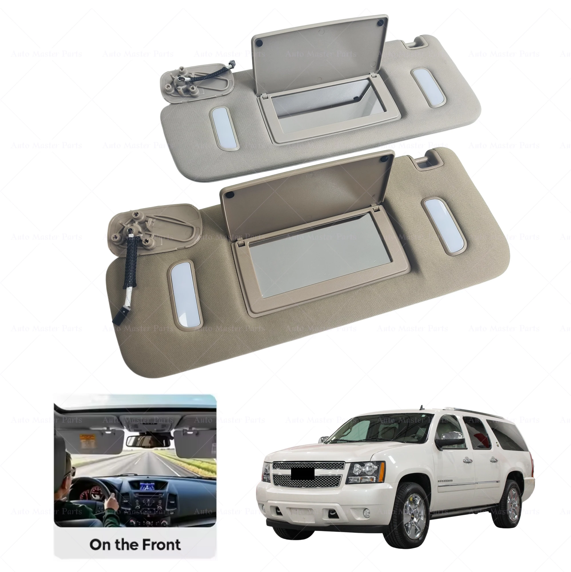 

Солнцезащитный козырек для GMC Sierra 1500 2500 3500 HD 2007-2013 гг. (передний, на лобовое стекло)