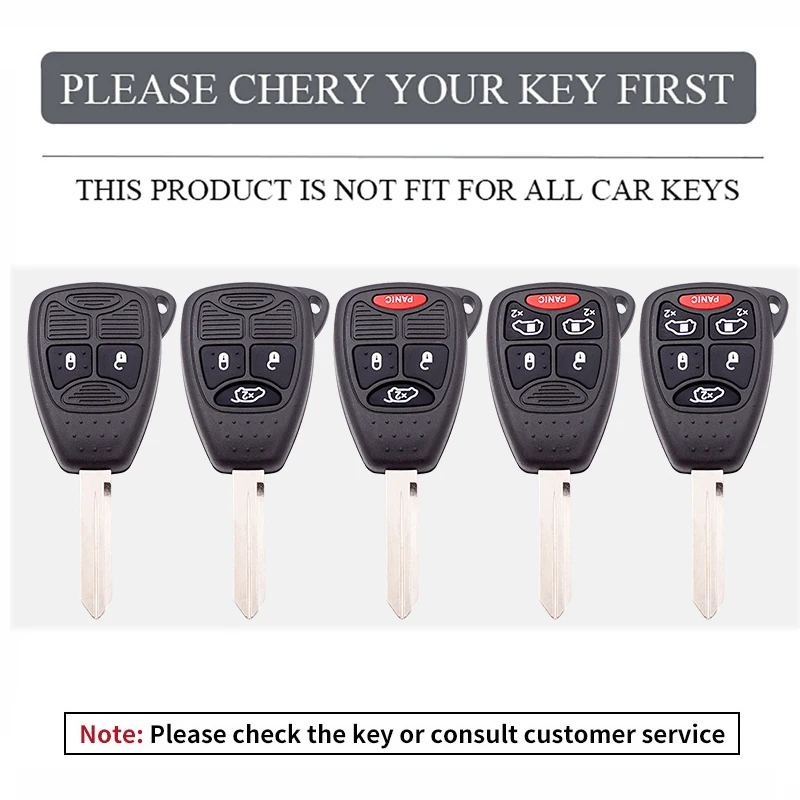 Zinc Alloy Tpu Car Key Case for Jeep 300C Avenger Sebring Chrysler 200 Aspen Dodge Charger Commander Grand Cherokee Liberty