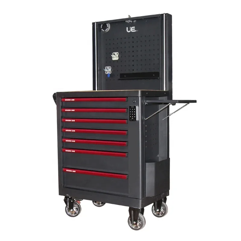 

UE-3317-SS Digital lock cabinet with caster Trolley Tool sets Boxes garage tool cabinet with tool sets