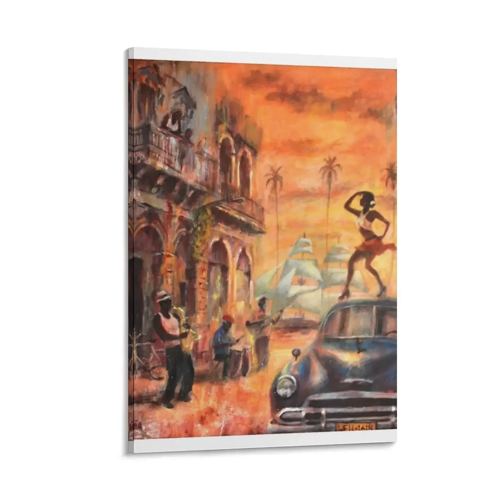 

Cuban street dance painting Canvas Painting decorative wall poster bedrooms decor anime poster Decoration wall