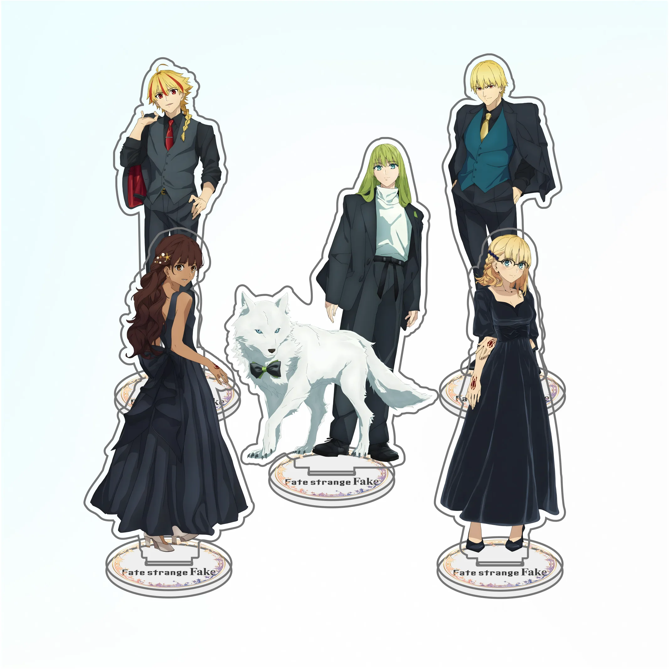 

Anime Fate/strange Fake! Desk Display Collectible Gift Acrylic Stand Keychain 15cm