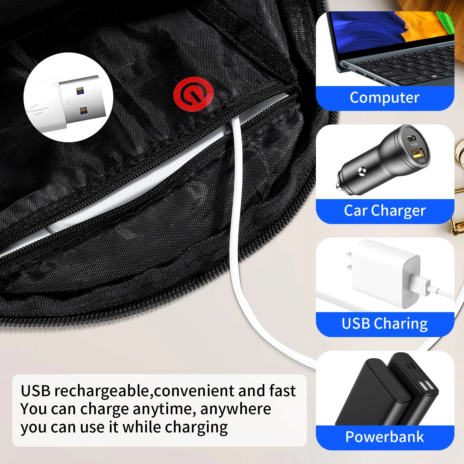 15L Colorful LED Backpack Riding Backpack Outdoor Hiking Backpack For Bike Riding Men Women Lightweight Backpack