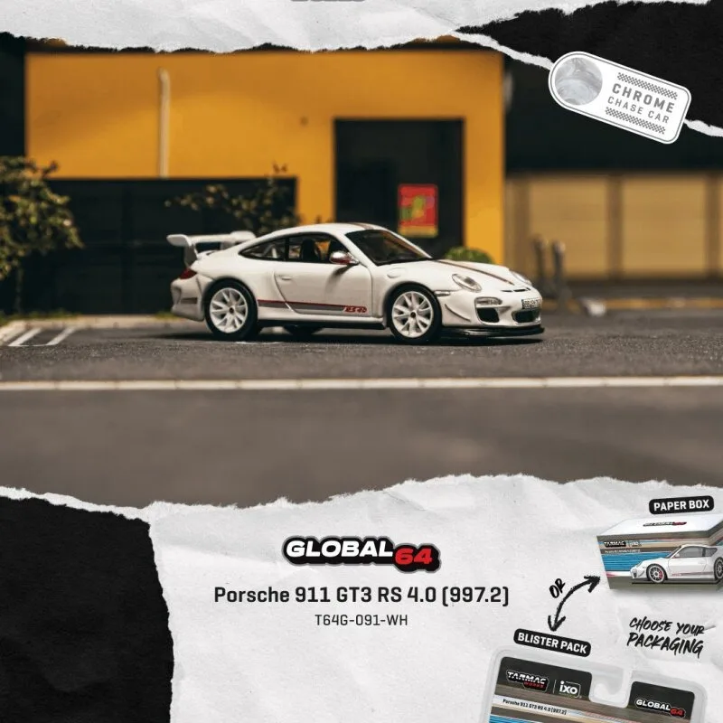 

Pre-order TW 1:64 911 GT3 RS 4.0 997.2 die-cast alloy car model, for boys' toys or adult collection and display items.