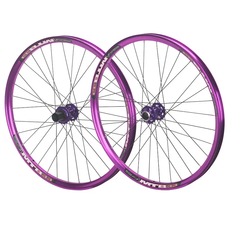 MTB Bicycle Wheelset Hand-assembled RUJIXU MTB33 33mm wheel Rim Heavy XC FR DH 27.5 29