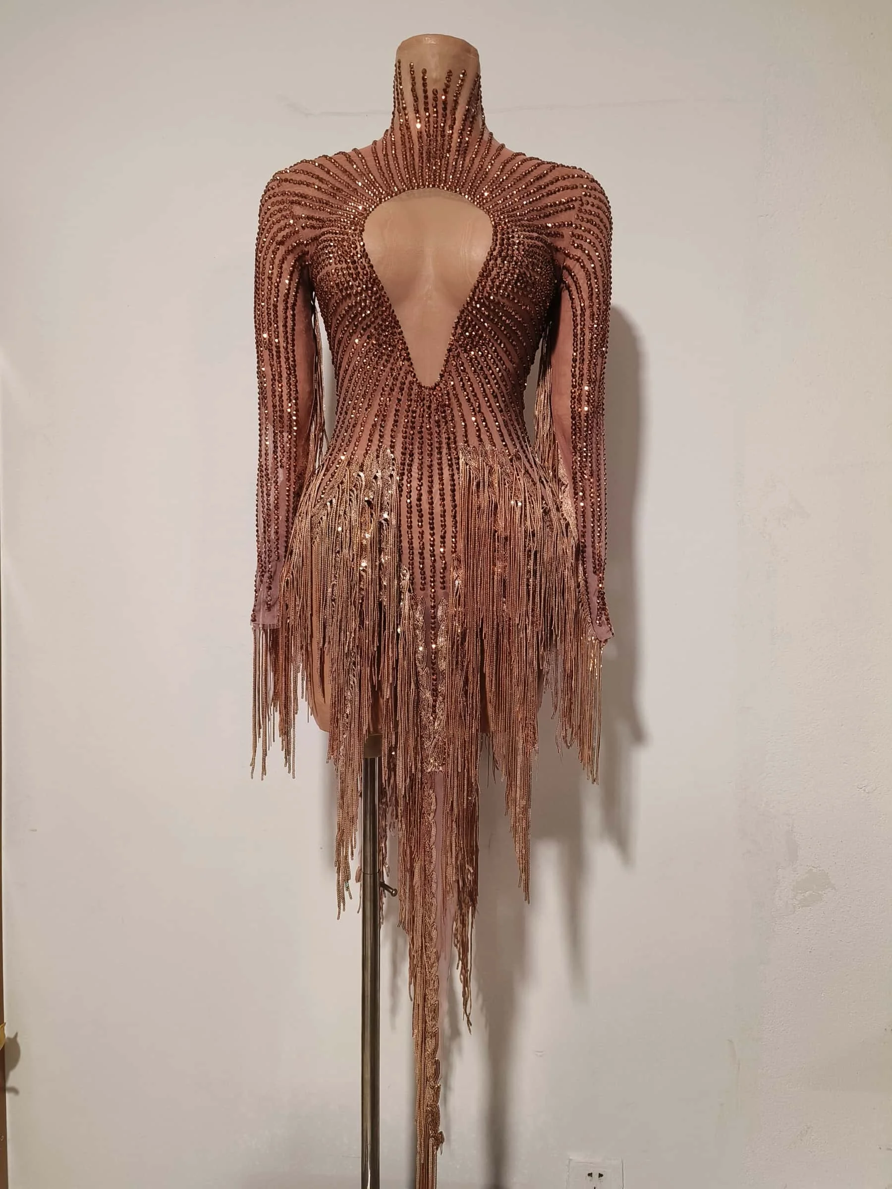 Shandong Modieuze Omzoomd Pailletten Prom Jurken Vrouwen Sexy Kristallen Baljurk Jurk voor Verjaardagsfeestje Dans Jurken's Nachts