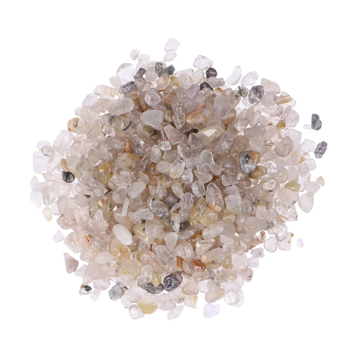 

Decorative Crystal Stones Tumbled Gravel for Fish Tank Aquarium White 2 Packs Plant Vase Water Home Office DIY