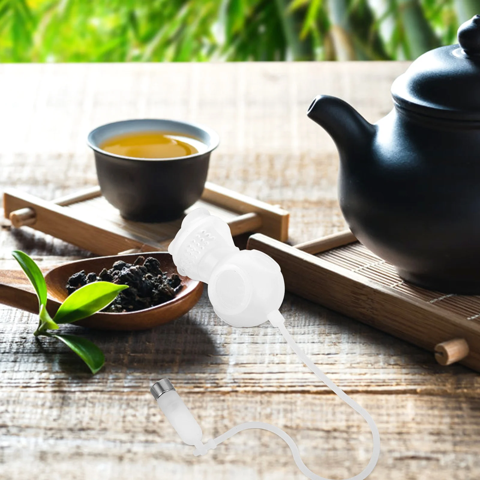 

Silicone Tea Strainer Reusable Loose Leaf Tea Infuser Diver Shape Brewing Tool for Home Office Party Use Gifts for Divers Men