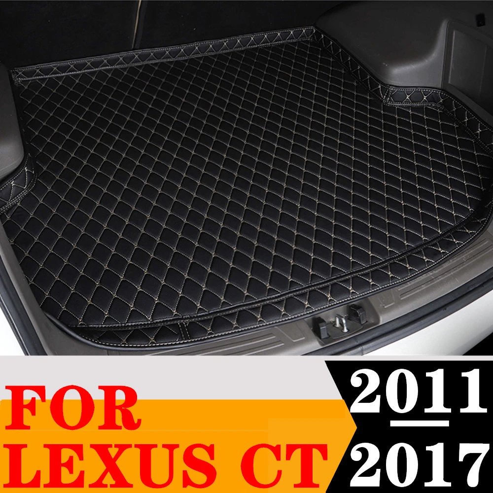 High Side Car Trunk Mat For LEXUS CT Series 2017 2016 2015 2014 13 12 2011 XPE Rear Cargo Protect Cover Liner Tail Boot Tray Pad