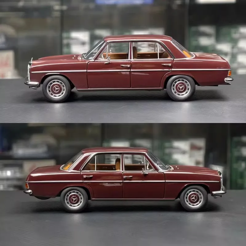 Norev 1/18 mercedes-benz 200 1968 modèle de voiture moulé sous pression modèles d'ornement de salle Simulation alliage Collection voitures garçon anniversaire jouet cadeau