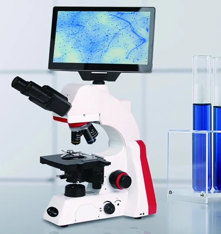 Ziekenhuis MCS-IID-F100 Biologische microscoop donkerveld live analysemicroscoop voor laboratorium