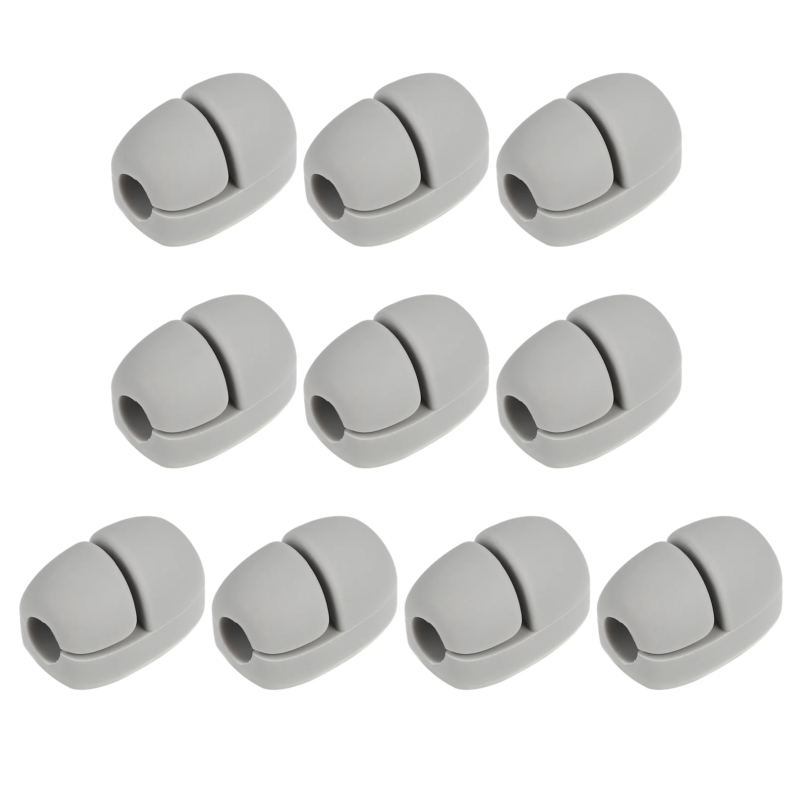 

10 Pcs Cable Manager Wire Clips Self Adhesive USB ganizer Silica Gel Holder Cable Management Wire Cord ganizer