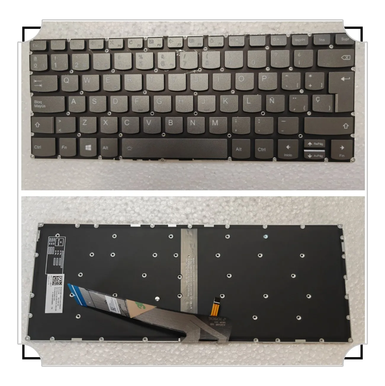 

keyboard for Lenovo IdeaPad C340 14 C340 14API 14IWL C740-14IML 730-15 15IWL 730-13IKB 530S-14 Spanish layout