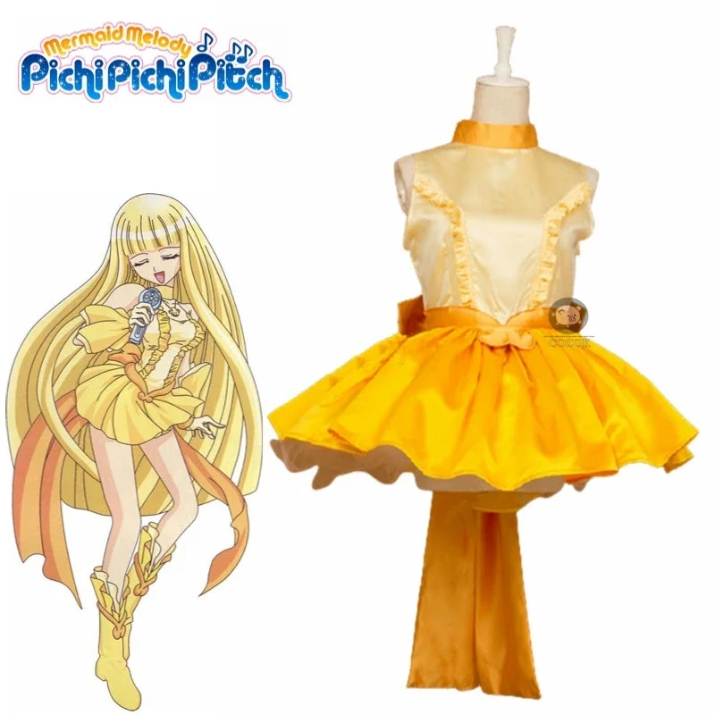 

Аниме Русалка Мелодия Пичи Пичи Пит Коко Косплей Костюм Платье Принцессы Для Хэллоуина Рождества Коллекционная Вечеринка Карнавал