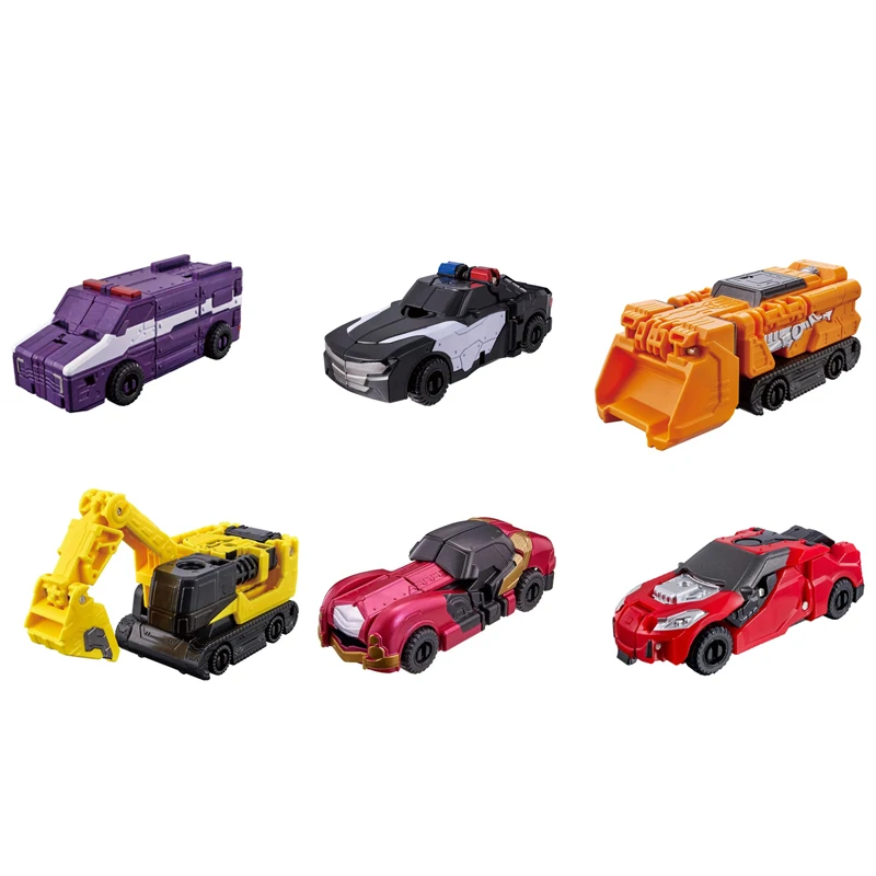 Bandai Super Sentai DX Equipment Series Detonating Sentai Runner DX Excavator Classic Car Racing Police Car Bulldozer