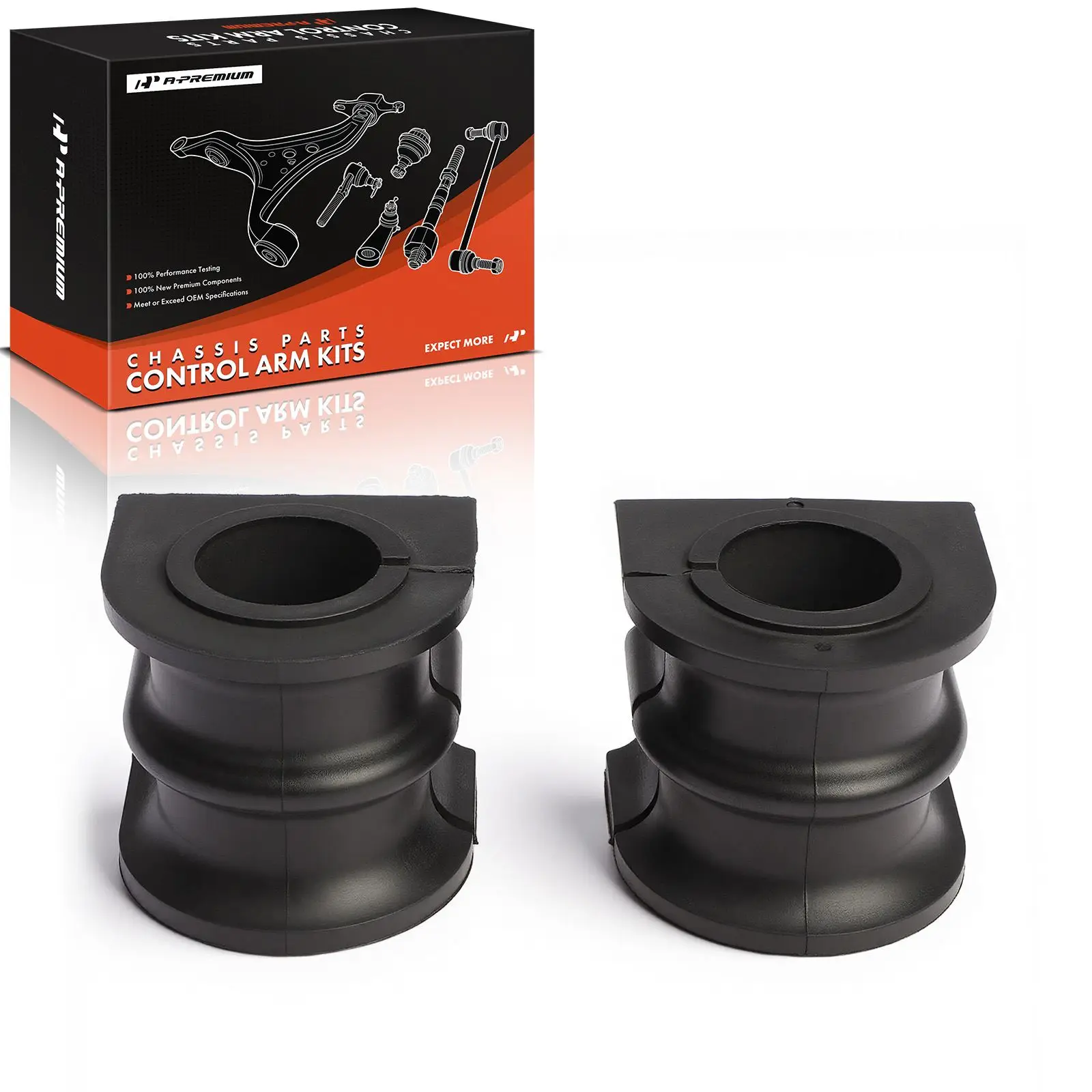 A-Premium 2x Front To Frame Sway Bar Bushing Kit for Jeep Grand Cherokee 2005-2010
