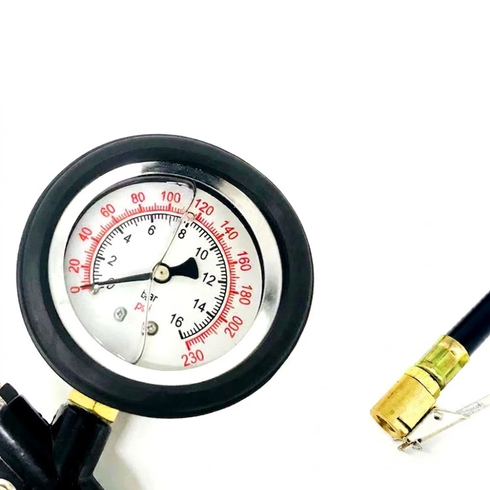 Heavy Duty Car Tire Pressure Inflator Gauge Automotive Digital Tire Monitor Testing Accessory Reliable Aluminum Tool