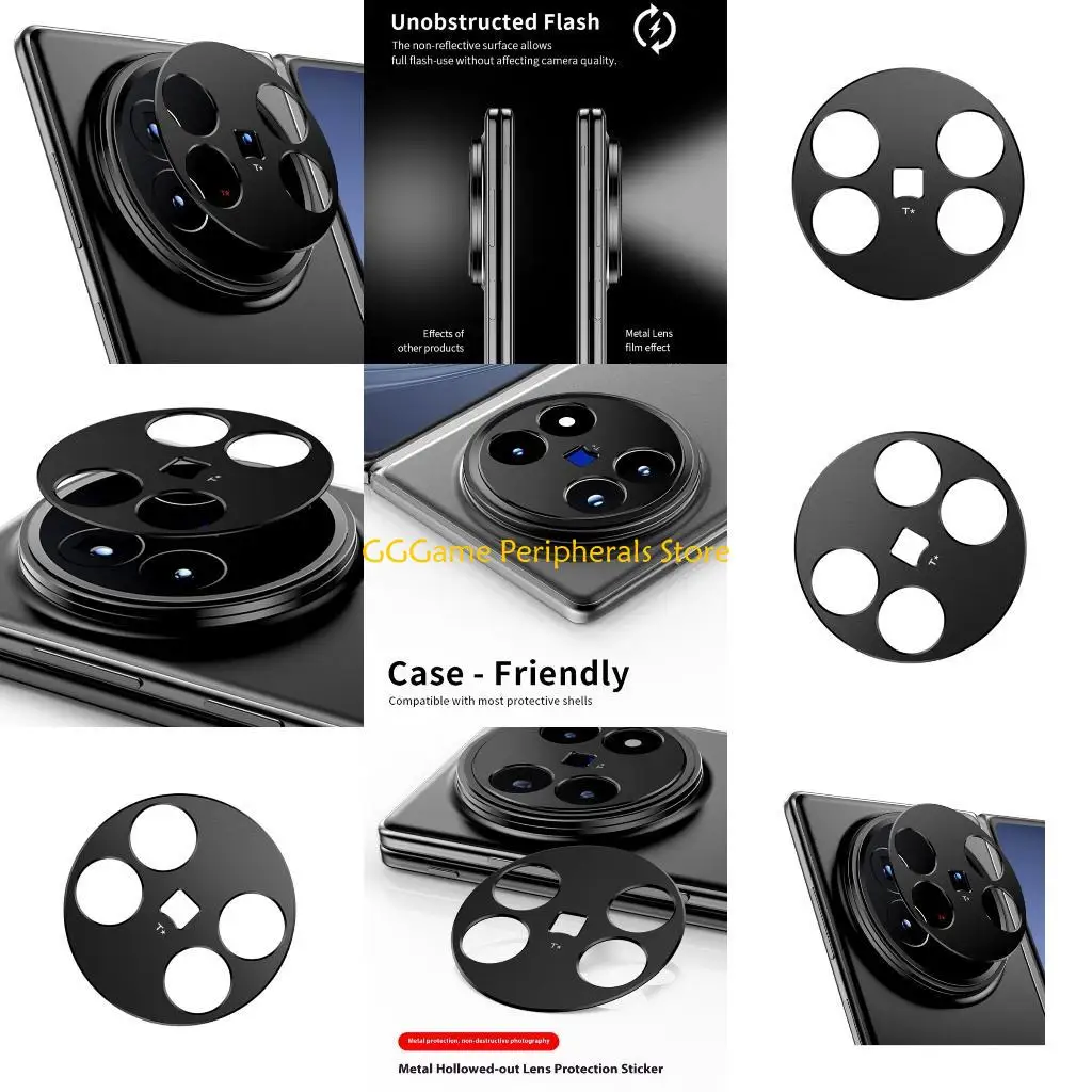 U55B Aluminum Hollow Lens Frame Cover Case Scratchproof Frosted Protective Film