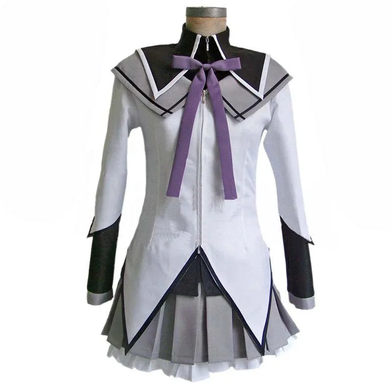 2025 Anime Puella Magi Madoka Magica Akemi Homura Cosplay Costume Stockings Hairpin Accessories Halloween Custom Made