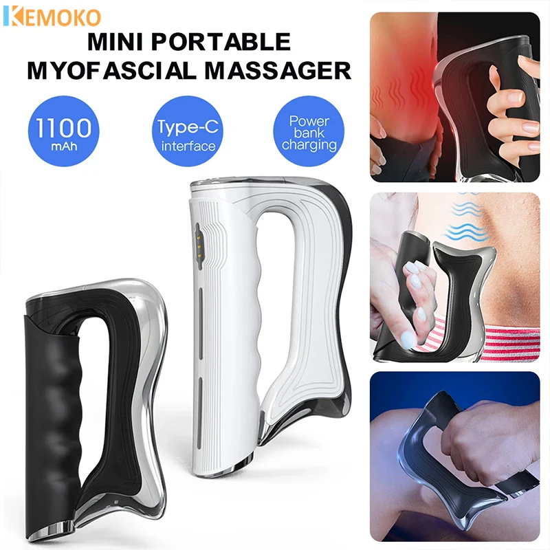 

Electric Fascia Scraping Massage Gun Muscle Stimulator Microcurrent Pain Relief Relaxation Slimming Shaping Rehabilitation Tool